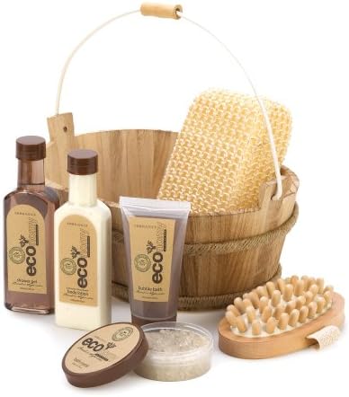 Gel, Lotion, Bubble Bath &amp; Crystals, Deluxe Spa Set by LSBG