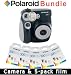 Polaroid 300 Sofortbildkamera in Schwarz + 5er Pack 300 Sofortbildfilm
