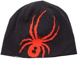 Spyder M's Reversible Innsbruck Hat - Bonnet réversible homme - Noir/Rouge - Taille unique