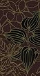 Ideal Home Range Golden Petals, Dark Brown Guest Towel,  16-Count Package (Pack of 6)