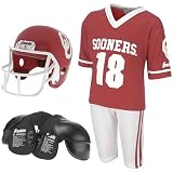 Oklahoma Sooners Youth NCAA Team Helmet and Uniform Set