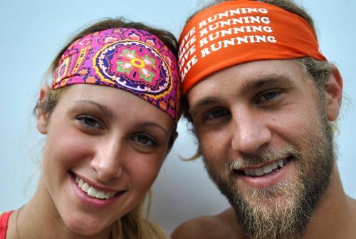 Headbands By Hippie Runner. Flower Patterns. No Slip, No Drip Headbands For Running, Walking, Exercise. Buy Three, Get One Free!
