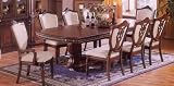 Metal Accent Heriloom Double Pedestal Table