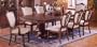 Metal Accent Heriloom Double Pedestal Table