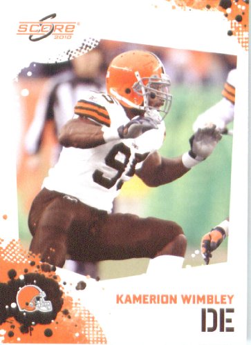 Kamerion Wimbley - Cleveland Browns - 2010 Score Football Card - NFL Trading Card in Screwdown Case