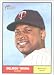 2010 Topps Heritage Baseball Card # 4 Delmon Young - Minnesota Twins - Mint Condition - MLB Trading Card Shipped In Protective ScrewDown Display Case!