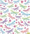 Multi-Colored Stickers-Dragonflies Glitter