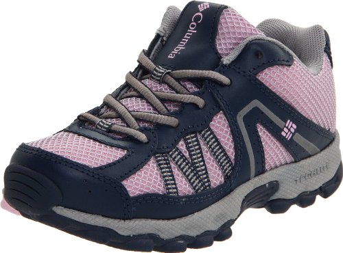 Columbia Sportswear BY3177 Switchback 2 Omni-Tech Lace-Up Hiking Shoe (Little Kid/Big Kid),Pink Lady/Dress Blues,5 M US Big Kid