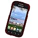 Samsung Galaxy Ace Style S765C Red Hard Case Snap On Rubberized Protector Cover