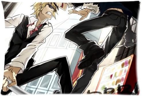 Izaya Orihara Durarara Custom Zippered Pillow Case Cover 20x30 Inch (Two sides)