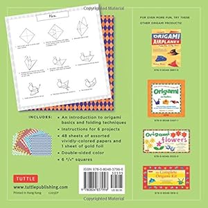 Origami Paper Geometric Prints: 49 Sheets