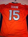 Tim Tebow Hand Signed Autographed Authentic Denver Broncos Orange Jersey