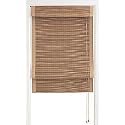 Bamboo Thermal Backed Roman Shade With Wheat Border - 34" X 63" - by Green Mountain Vista
