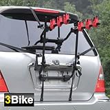 Popamazing 3 Bicycle Car Cycle Carrier Car Rack Bike Cycle Universal Car Rear Mount
