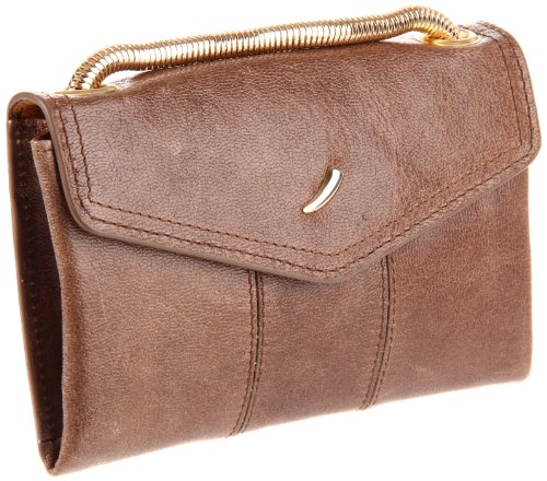 Tusk Womens Donington Gold Small RB-356 Cross Body,Coffee,One Size