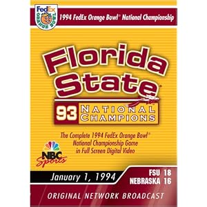 1994 Fed Ex Orange Bowl - Florida State vs. Nebraska by 