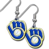 MLB Milwaukee Brewers Dangle Earrings