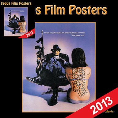 60s Film Poster Wall Calendar 2013||RF10F