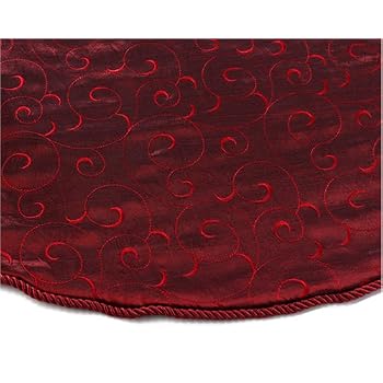 embroidered christmas tree skirt
