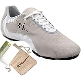 Bundle Lightweight Very Fine Mens Womens Salsa VFSN016 Split Sole Dance Sneaker Shoes + Freshener + Pouch
