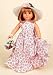 Floral Print Sundress with Hat and Basket. COMPLETE Outfit with Shoes! Fits 18