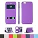 iPhone 6 6S Case, AVAWO Creative Smart Window View Touch Front Flip Cover Ultra Thin Folio Case for iPhone 6 6S 4.7
