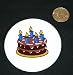 3 button / pin printed with Clipart By Nicu Buculei - Birthday Cake