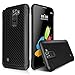 LG G Stylo 2 Case, LG G Stylo 2 Plus Case, LG Stylo 2 V Case, TJS Hybrid Hard Carbon Fiber Shockproof Slim Fit TPU Armor Drop Protection Case Cover For LG G Stylo 2/Stylo 2 Plus/Stylo 2 V (Black)