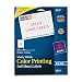 Avery Color Printing Labels for Inkjet Printers, Matte White, 8.5 x 11 Inch, Pack of 20 (08255)