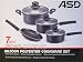 7 Pcs Non-Stick Silicon Polyester Cookware Set