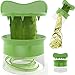 iCooker Vegetable Spiralizer - Spiral Noodles Zucchini Spaghetti Pasta Maker - Best Veggie and Fruit Spiralizing Vegete Cutter Cheese Slicer Food Slicer Mandoline Slicer Non Slip Grip