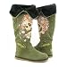 Ed Hardy Snowblazer Boots Snow Shoes Green Womens
