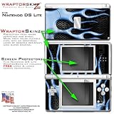 Metal Flames Blue WraptorSkinz Skin kit fits Nintendo DS Lite (DS LITE NOT INCLUDED)