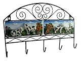wall decor wrought iron Cow Decor wall decor with hooks