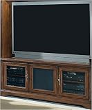 Hooker Furniture 281-70-465 Brookhaven Two Door TV Stand in Medium Clear Cherry