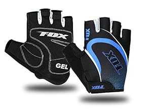 FDX Cycling Gloves Half Finger Gel Foam Padded Bike Fingerless Gloves Lightweight: Amazon.co.uk 