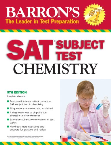 Barron's SAT Subject Test Chemistry under Chemistry in The Books Store