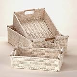 Woven Corn Husk Nesting Baskets - Style 34622
