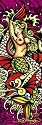 Posters: Ed Hardy Midi Poster - Mermaid (36 x 12 inches)