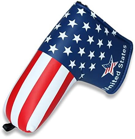 Craftsman Golf USA FLAG Golf Putter Cover Headcover For Scotty Cameron Taylormade Odyssey Blade