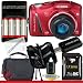Canon PowerShot SX150 IS Digital Camera (Red) 16GB Package 2