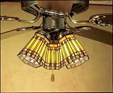 4 Inch W Prairie Corn Fan Light Shade Ceiling Fixture