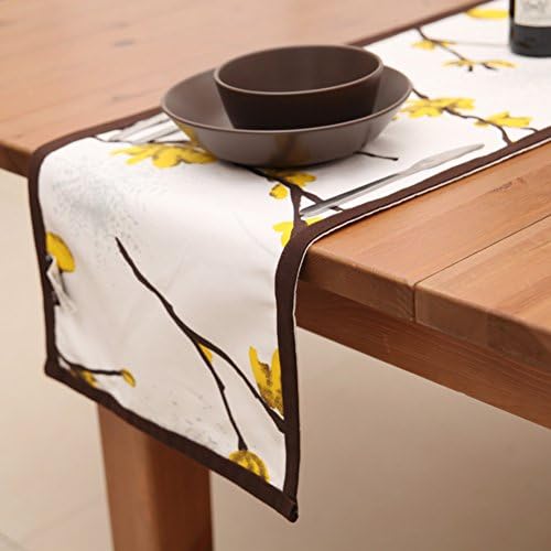 Modern and simple cotton table table runner/ pastoral lace table cloth/ table/ Gabe/ table cloth-A 35x280cm(14x110inch)