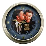 Vandor Large Metal Wall Clock, Gone with the Wind