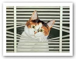 Sassy Lara by Lowell Herrero 9.5"x7.5" Art Print Poster