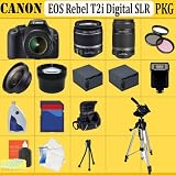 Canon EOS Rebel T2i SLR Digital Camera Kit with Canon 18-55mm IS Lens + Canon 55-250mm IS Lens + HUGE ACCESSORIES PACKAGE !!