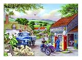 Big 500 Piece Jigsaw Puzzle Topping Up - Village Petrol Station