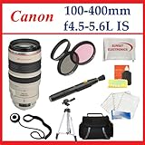 Canon EF 100-400mm f4.5-5.6L IS USM Telephoto Zoom Lens for Canon SLR Camer ....