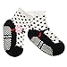 allydrew Mary Jane Polka Dots Non-Skid Baby Socks 1T-3T, set of 4