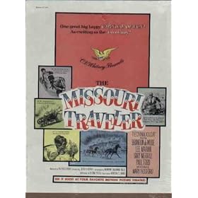 1958 Movie Ad, C.V. Whitney presents, "THE MISSOURI TRAVELER", starring Brandon deWilde, Lee Marvin, Gary Merrill, and Paul Ford, and introducing Mary Hosford. Produced by Patrick Ford. Directed by Jerry Hopper. Screenplay by Norman Shannon Hall. Distributed by Buena Vista. Cameraman Winton C. Hoch. A1245. **THIS IS AN AD / POSTER, NOT A DVD**